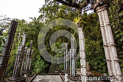 Xilitla ruins in Mexico Stock Photo