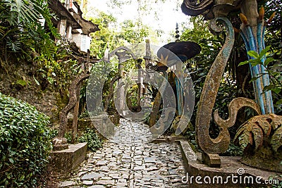 Xilitla ruins in Mexico Stock Photo