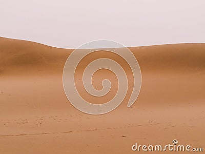 Golden Xinjiang Desert from China Stock Photo