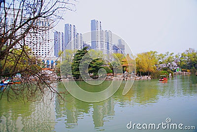 Xiyuan Park, Luoyang Stock Photo