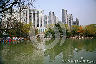 Xiyuan Park, Luoyang Stock Photo