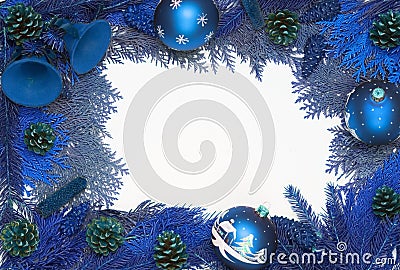 Xmas frame Stock Photo