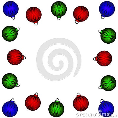 Xmas frame Vector Illustration