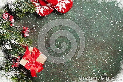 Xmas greeting card Stock Photo