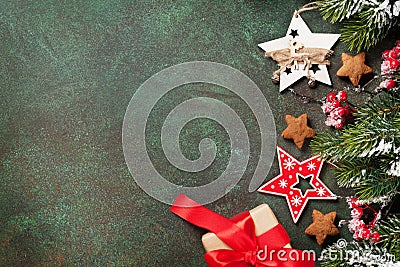 Xmas greeting card Stock Photo