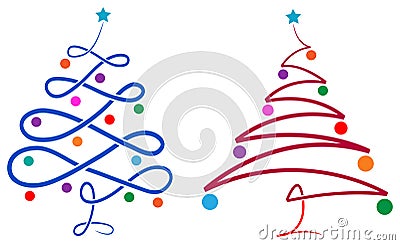 Xmas tree Vector Illustration