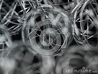 Xmas wire ball Stock Photo