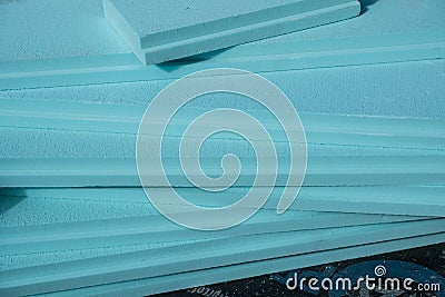 XPS polystyrene insulation boards Stock Photo