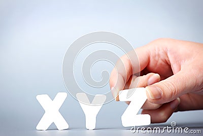 Xyz Stock Photo