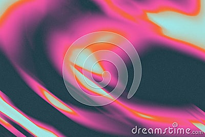 Y2k Aesthetic abstract gradient grain noise effect background with blurred pattern. Stock Photo