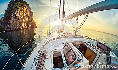 Yacht Stock Photo