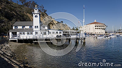 Yacht club and casino Stock Photo