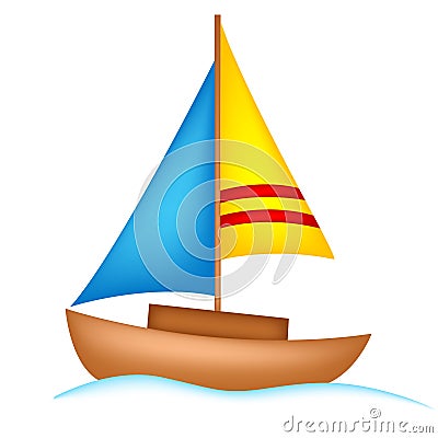 Yacht Vector Illustration