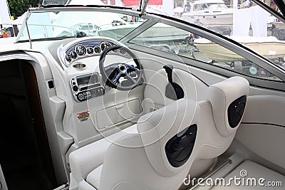 Yacht interior Stock Photo