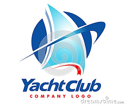 Yacht Logo Stock Photo