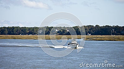 Yacht and luxury houses Stock Photo