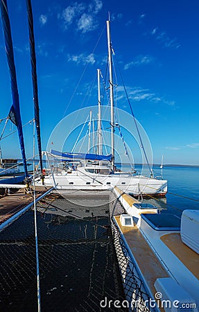 Yacht marine in Cienfuegos Stock Photo