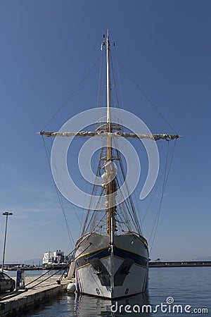 Yacht port in Rijeka, Croatia on Adriatic. Editorial Stock Photo