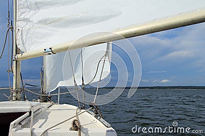 Yacht sail Stock Photo