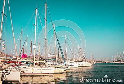 Yachts Editorial Stock Photo