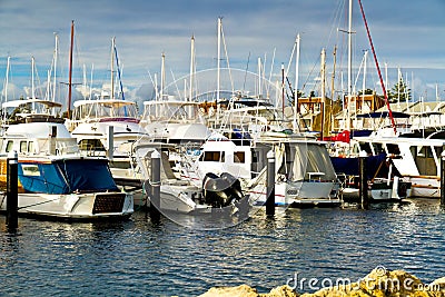 Yachts harbour Stock Photo