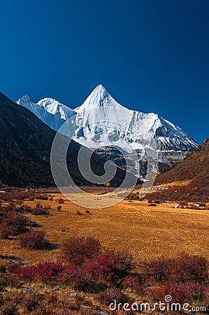 Yading Nature Reserve, Sichuan province of China Stock Photo