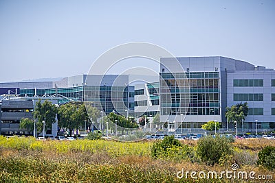 Yahoo headquarters in Silicon Valley Editorial Stock Photo