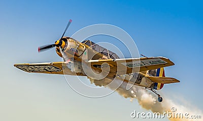 YAK-52 , Aerobatic Yakkers Editorial Stock Photo