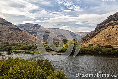 Yakima River Canyon Stock Photo