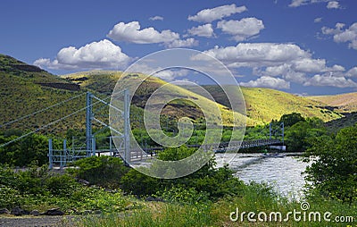 Yakima River Canyon Stock Photo