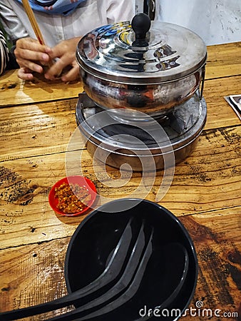 Yakiniku. Food, meat Stock Photo