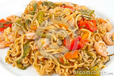 Yakisoba Stock Photo