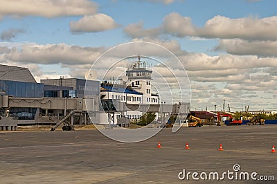 Yakutsk airport Stock Photo