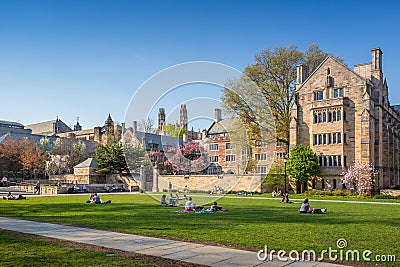 Yale University campus Editorial Stock Photo