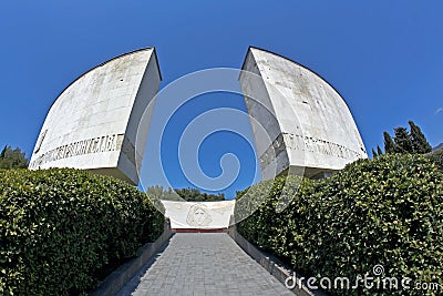 Yalta, Monument of Glory Editorial Stock Photo