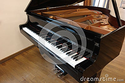 Yamaha concert grand piano Editorial Stock Photo