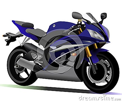 Yamaha R6 Motorcycle Editorial Stock Photo