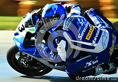 Yamaha R1 motorcycle racing Editorial Stock Photo