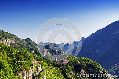 Yandangshan Landscape China Stock Photo