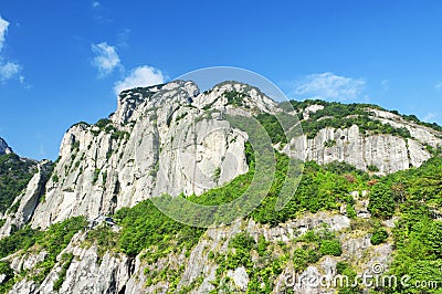 Yandangshan scenic area Stock Photo