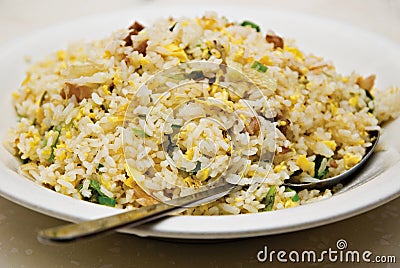 Yang Chow Chinese Fried Rice Stock Photo