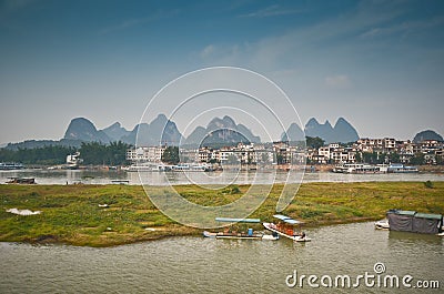 Yangshuo scenery Editorial Stock Photo