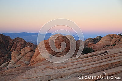 Yant Flat - Candy Cliffs Utah,USA Stock Photo