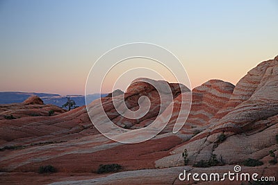 Yant Flat - Candy Cliffs Utah,USA Stock Photo