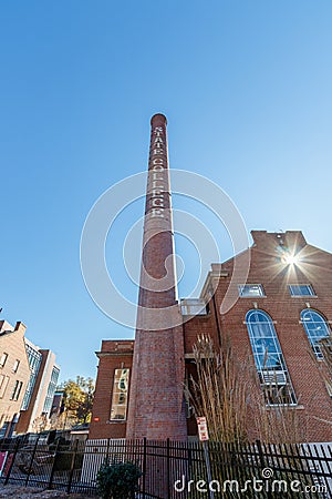 Yarbrough Dr Steam Plant at NC State University Editorial Stock Photo