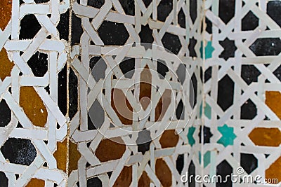 Yard inside Bou Inania Madrasa Editorial Stock Photo