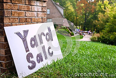 Yard sale Stock Photo