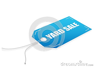 Yard sale label Vector Illustration