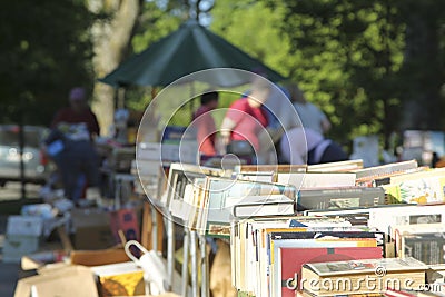 Yard Sale Editorial Stock Photo