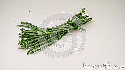 Yardlong beans. Stock Photo